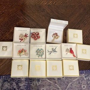 7 brand new never worn BROACHES!  Anne Klein